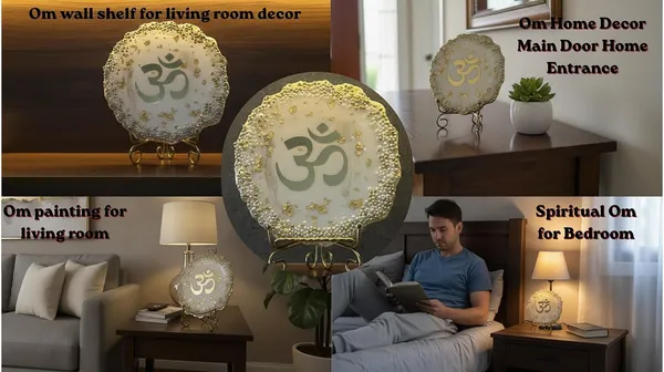Om_Symbol_Table_Showpiece_With_Metal_Stand