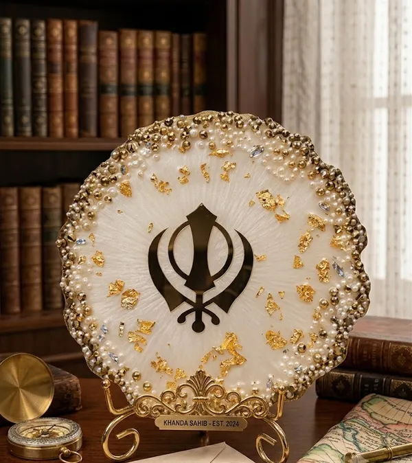 Khanda_Sahib_Ji_Table_Decoration_With_Metal_Stand