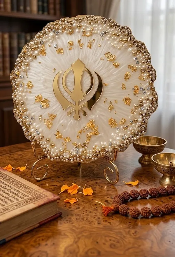 Khanda_Sahib_Ji_Table_Decoration_With_Metal_Stand
