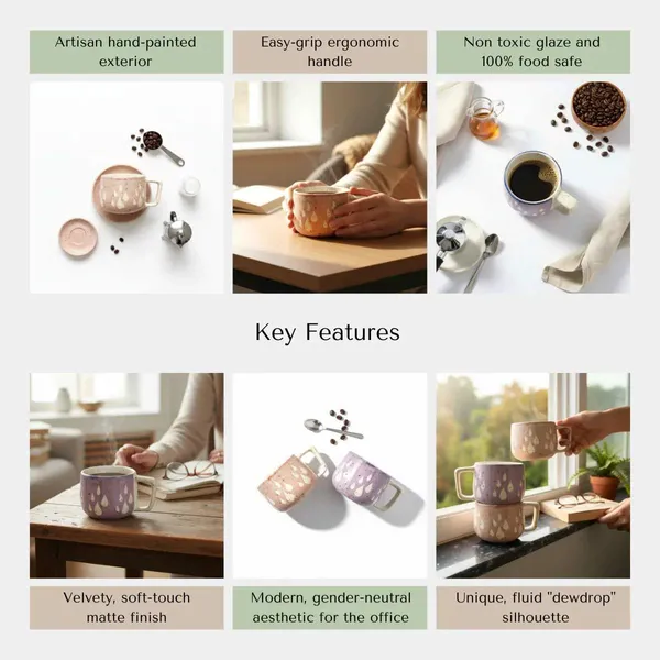 Dewdrop_Handcrafted_Ceramic_Coffee_Mug_?_Pink_Stoneware_(280ml)