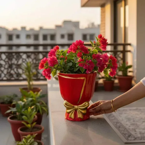 Scarlet_Bouquet_Planter_Large_Red_?_Ceramic_Flower_Pot_with_Gold_Bow_Detail