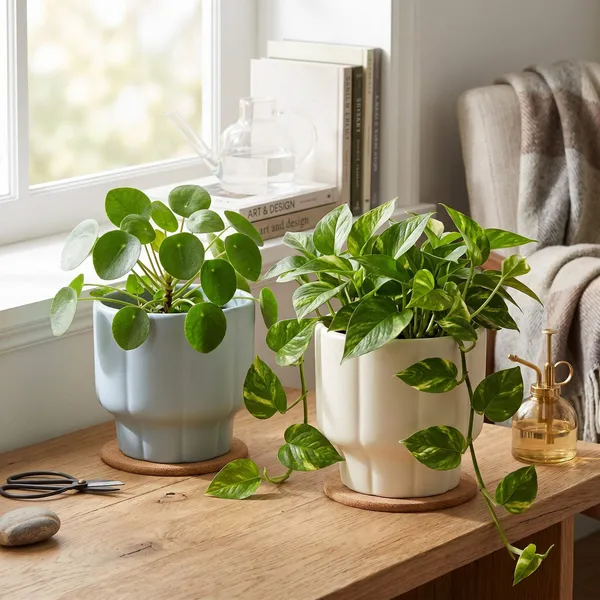 Balance_Minimalist_Ceramic_Planters_with_Drainage_Holes_?_Set_of_2_|_Pastel_Yellow_&_Grey_Balcony_Pots