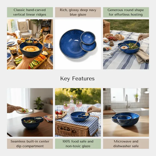 Navy_Ridge_Stoneware_Chip_&_Double_Dip_Bowl_(900ml)_|_Navy_Blue_Serving_Bowl_for_Salad,_Chips_&_Dips