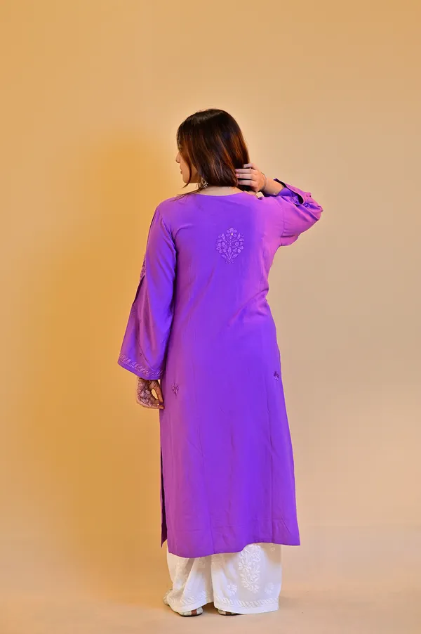Purple_Rayon_Straight_Kurta_For_Women