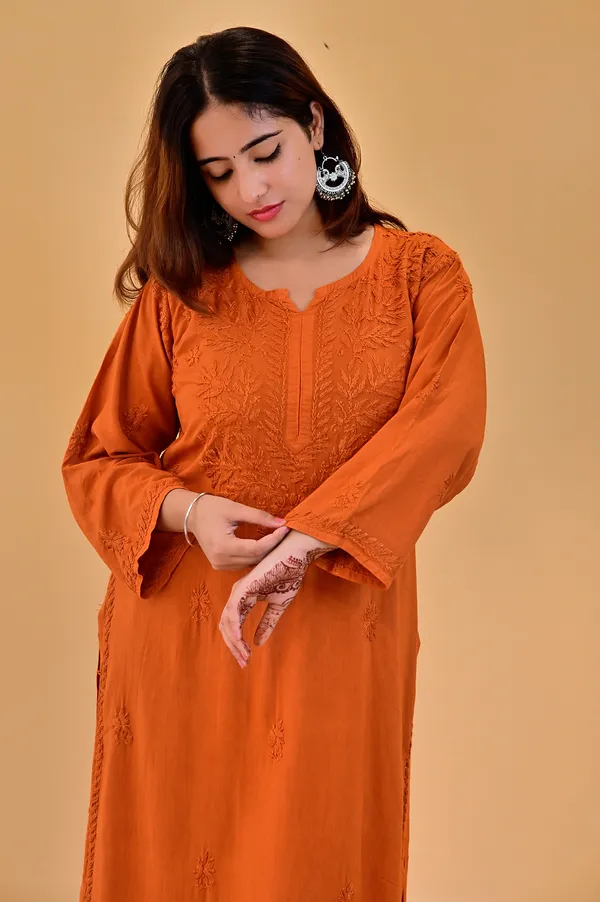 Orange_Rayon_Straight_Kurta_Palazzo_Set_For_Women