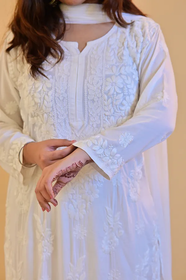White_Modal_Embroidered_Kurta_Palazzo_Set_For_Women