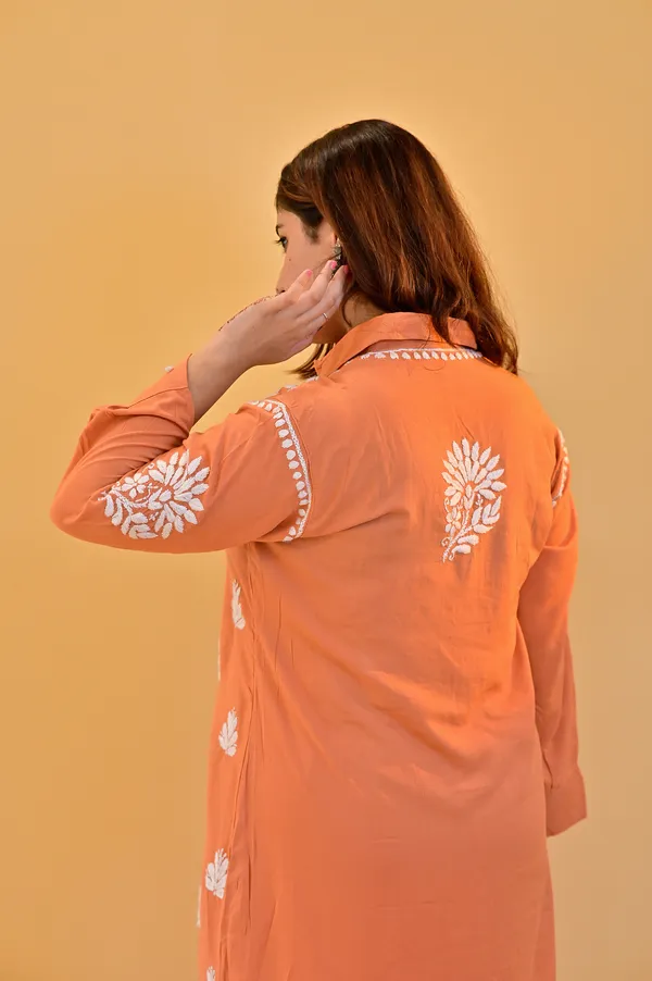 Orange_Rayon_Co_Ord_Set_For_Women