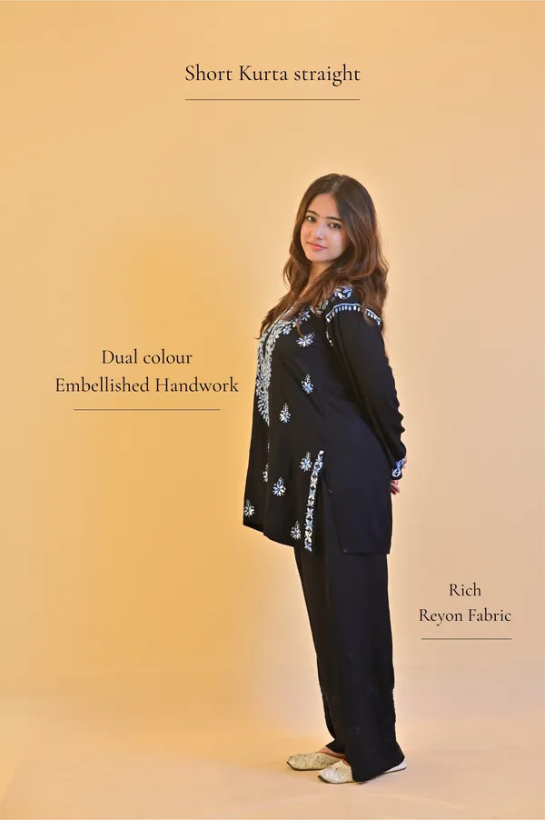 Black_Embroidered_Straight_Kurti_For_Women