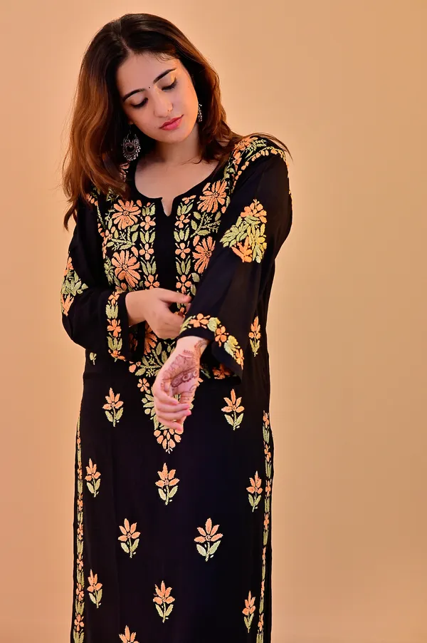 Black_Rayon_Straight_Kurta_Palazzo_Set_For_Women
