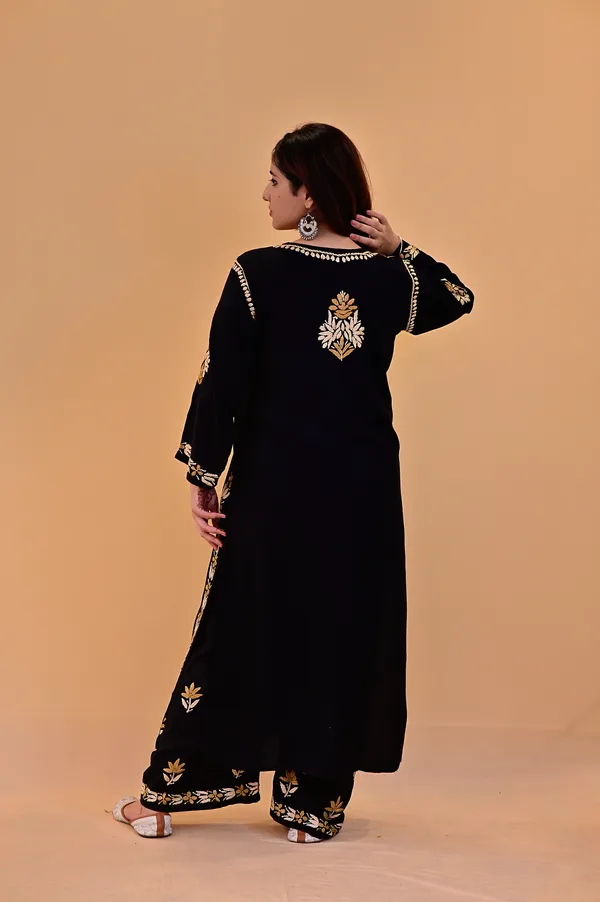 Black_Rayon_Straight_Kurta_Palazzo_Set_For_Women
