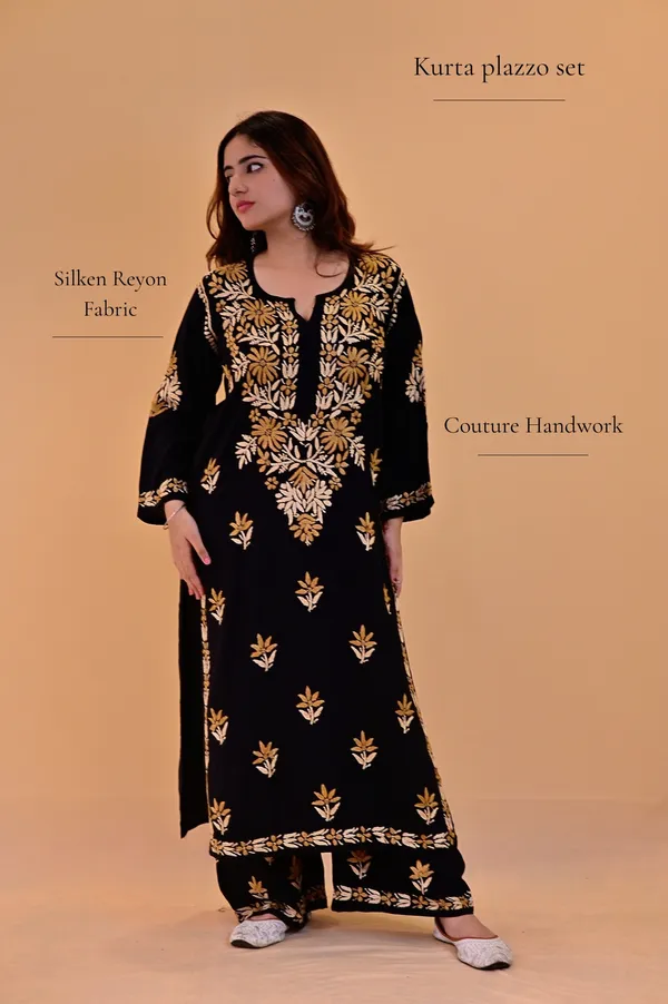 Black_Rayon_Straight_Kurta_Palazzo_Set_For_Women