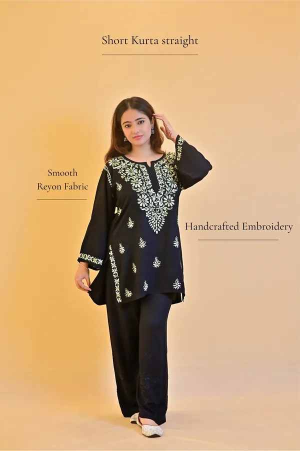 Black_Rayon_Straight_Kurta_Set_For_Women