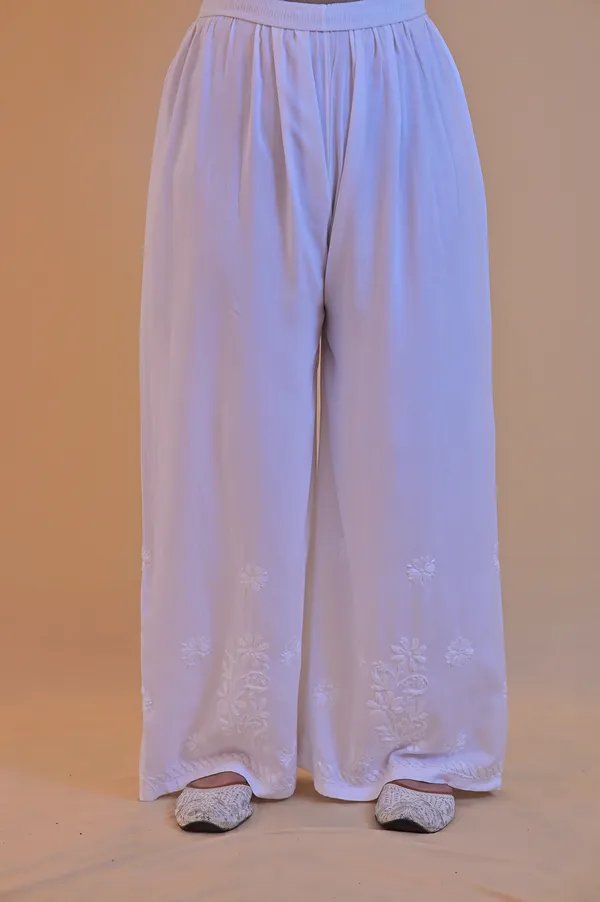 White_Embroidered_Wide_Leg_Palazzo_Pants_For_Women