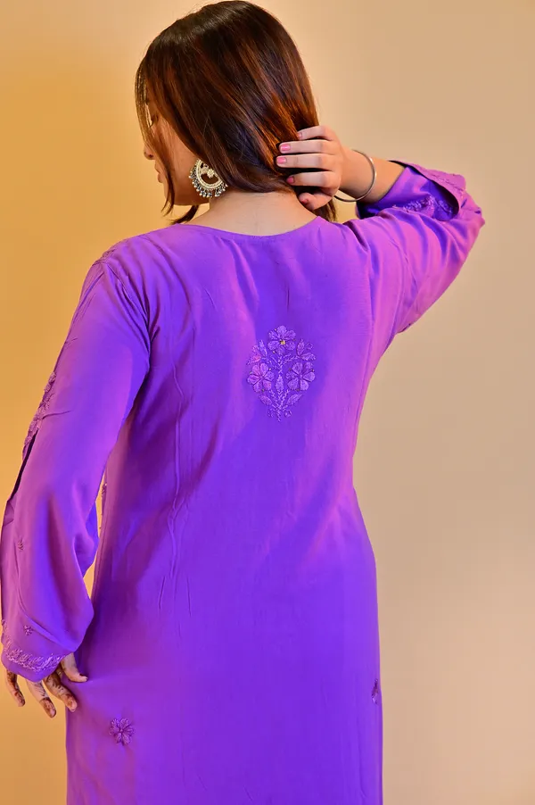 Purple_Rayon_Straight_Kurta_For_Women