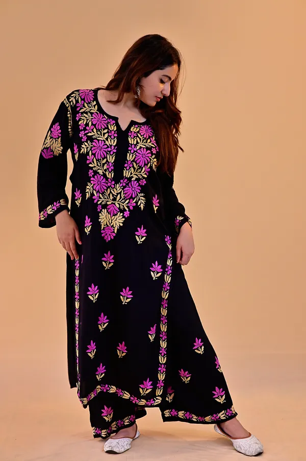 Black_Embroidered_Straight_Kurta_Palazzo_Set_For_Women