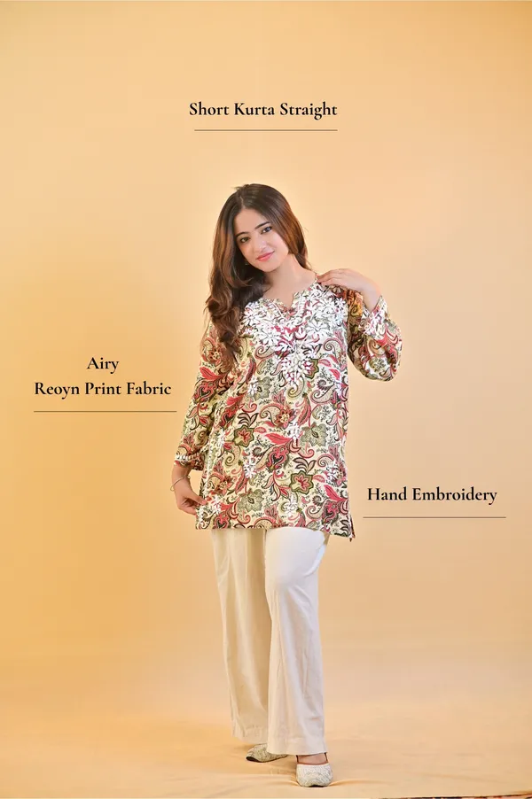 Multicolor_Rayon_Straight_Kurta_For_Women