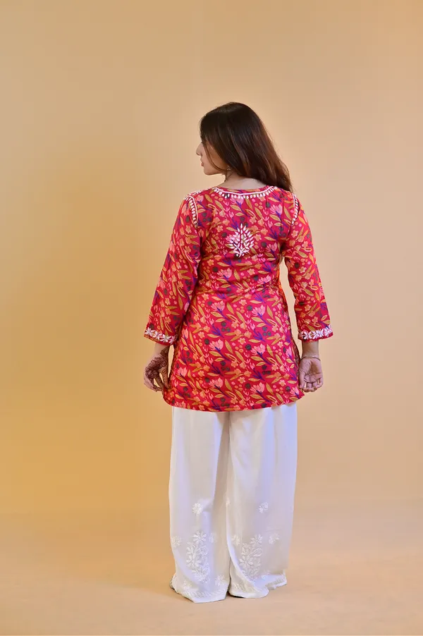 Red_Mulmul_Straight_Kurta_For_Women