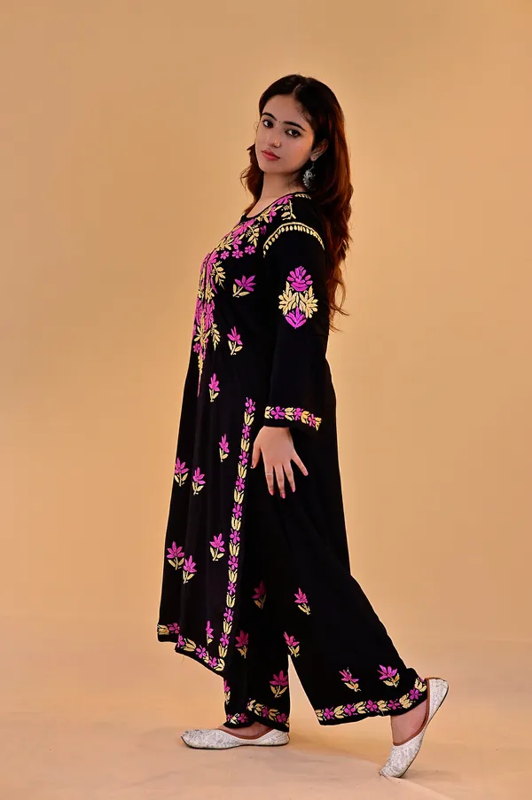Black_Embroidered_Straight_Kurta_Palazzo_Set_For_Women