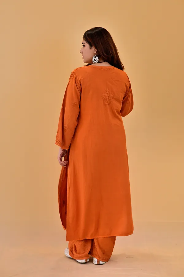 Orange_Rayon_Straight_Kurta_Palazzo_Set_For_Women