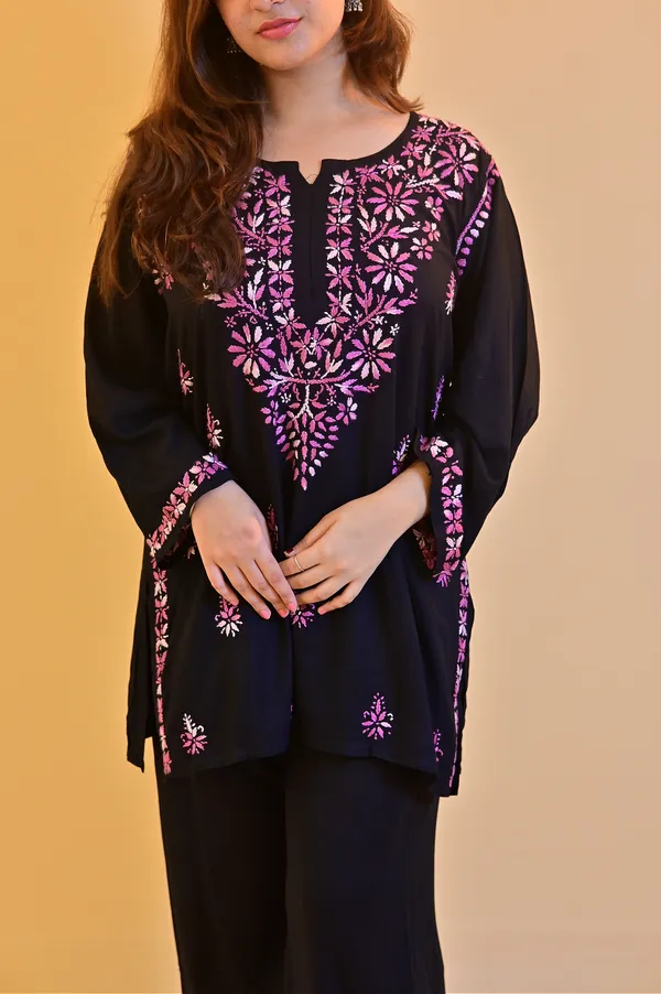 Black_Rayon_Straight_Kurta_Set_For_Women