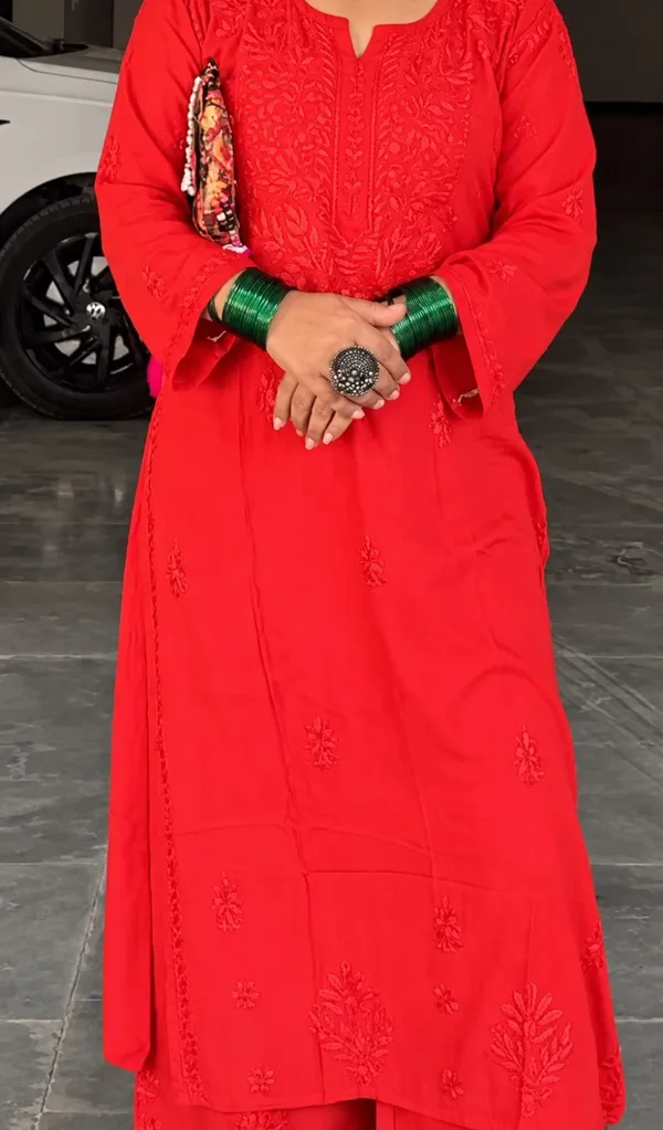 Ruhana_Reyon_Red_Set