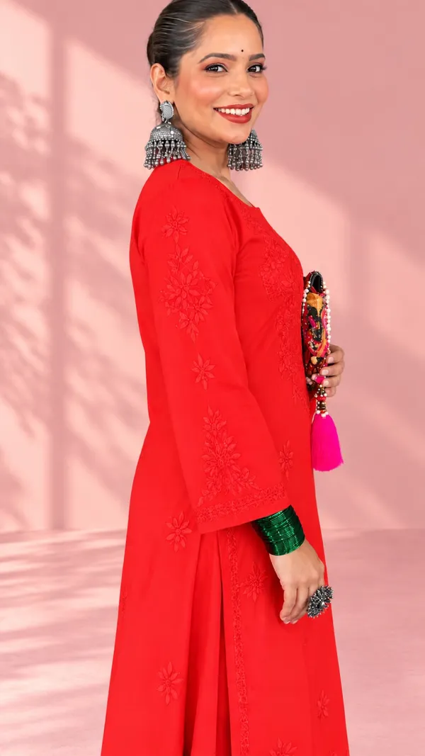 Ruhana_Reyon_Red_Set