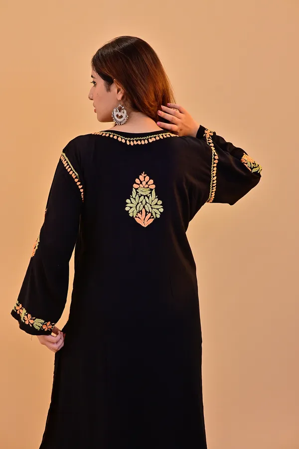 Black_Rayon_Straight_Kurta_Palazzo_Set_For_Women