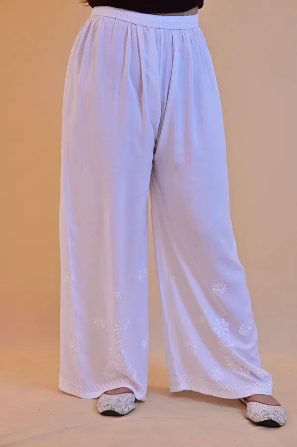 White_Embroidered_Wide_Leg_Palazzo_Pants_For_Women