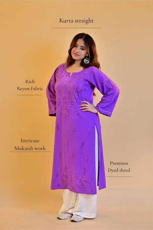 Purple_Rayon_Straight_Kurta_For_Women