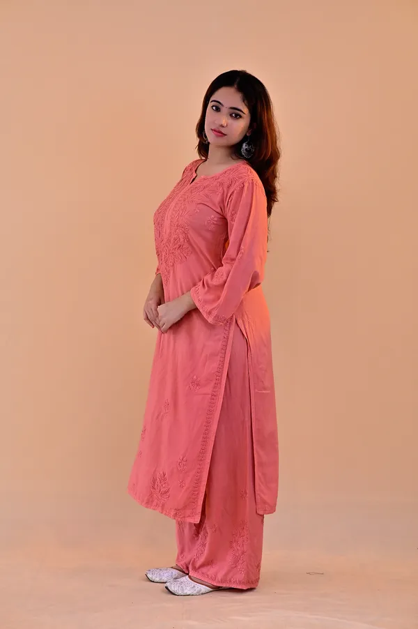 Pink_Rayon_Embroidered_Kurta_Palazzo_Set_For_Women