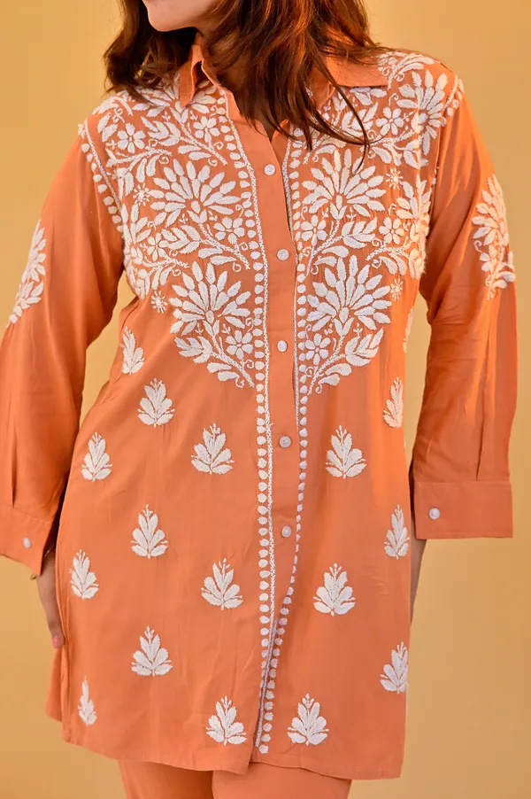 Orange_Rayon_Co_Ord_Set_For_Women