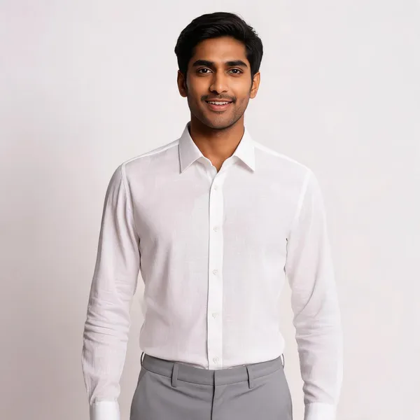 White_Linen_Formal_Shirt_For_Men