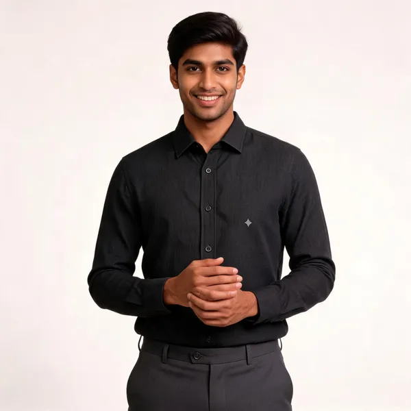 Black_Linen_Formal_Shirt_For_Men