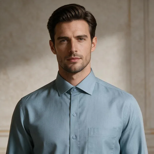 Light_Blue_Cotton_Shirt_For_Men