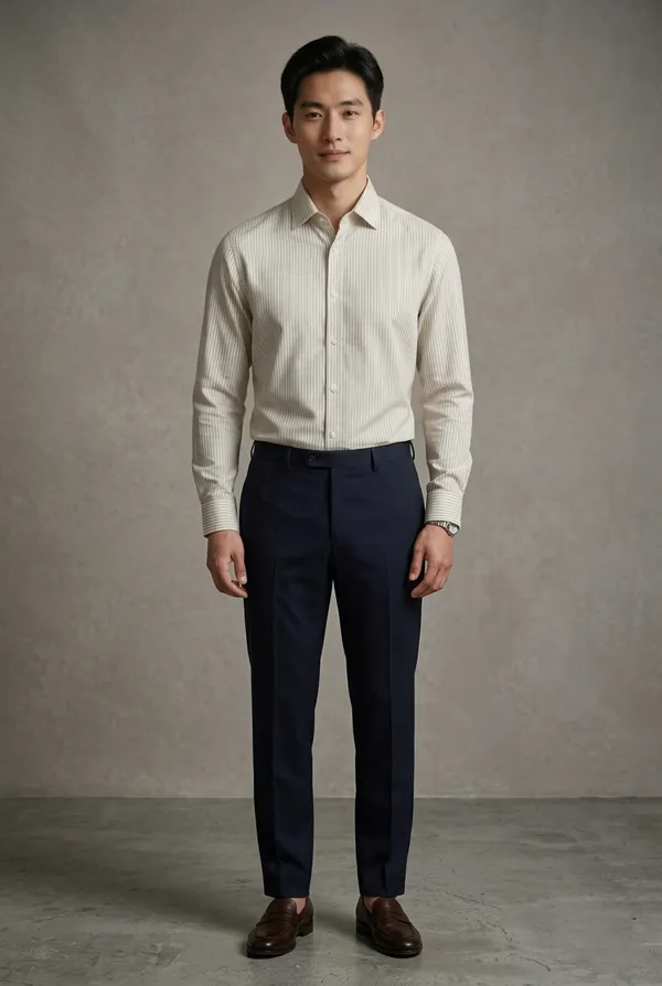 Light_Yellow_Cotton_Shirt_For_Men
