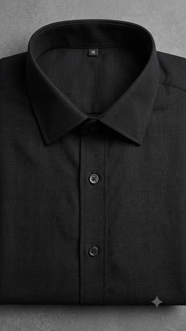 Black_Linen_Formal_Shirt_For_Men
