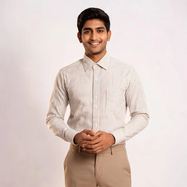 Beige_Cotton_Striped_Formal_Shirt_For_Men