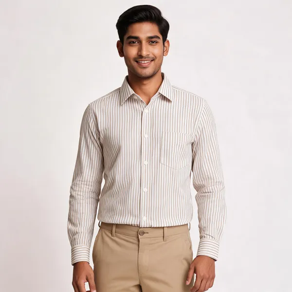 Beige_Cotton_Striped_Formal_Shirt_For_Men