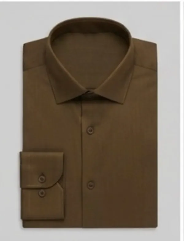Brown_Cotton_Formal_Shirt_For_Men