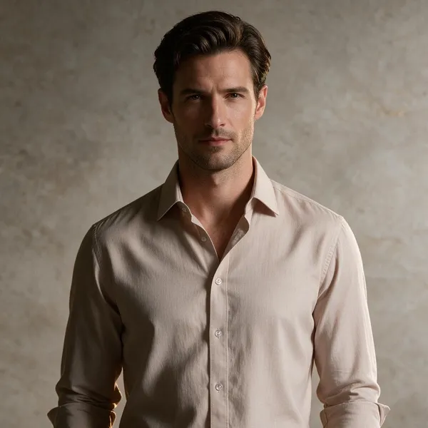 Light_Pink_Cotton_Shirt_For_Men