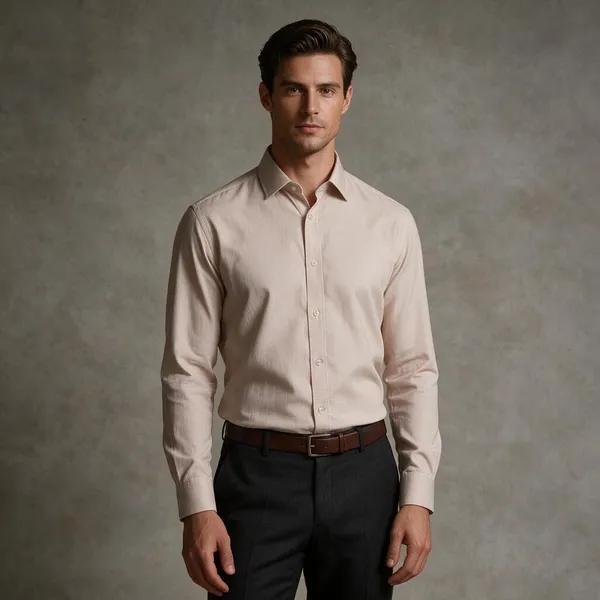 Light_Pink_Cotton_Shirt_For_Men
