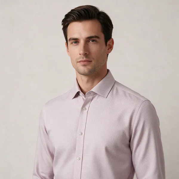 Light_Pink_Cotton_Shirt_For_Men