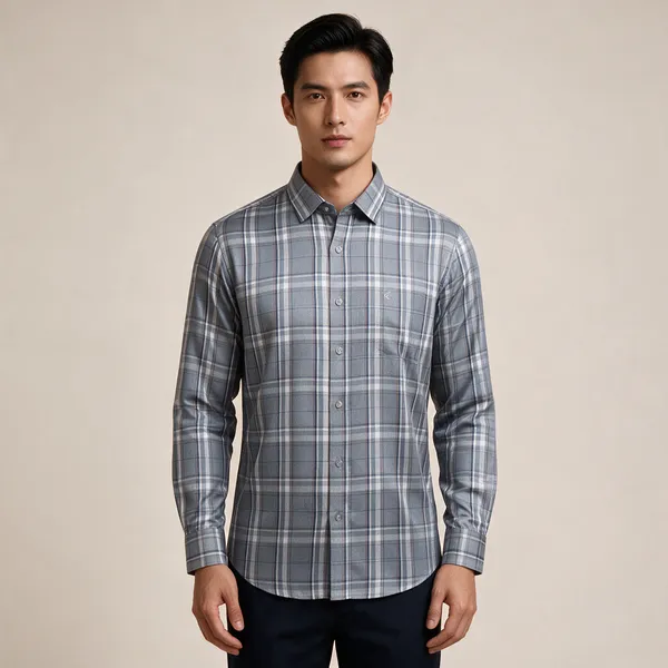 Grey_Cotton_Shirt_For_Men