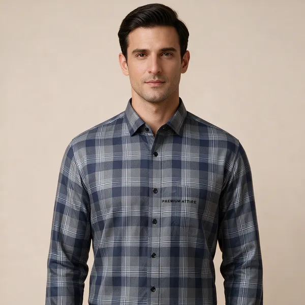 Blue_And_Grey_Cotton_Shirt_For_Men