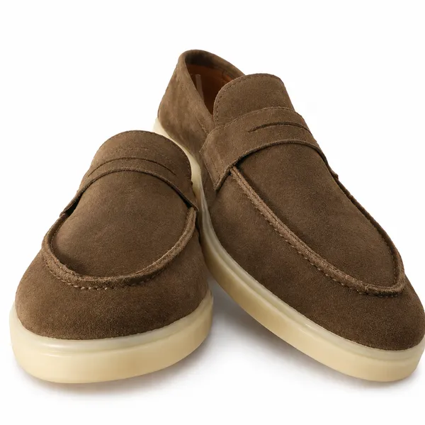 Brown_Suede_Casual_Slip-On_Loafers_For_Men