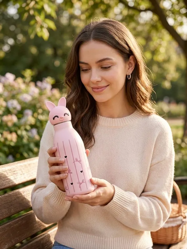 Cute_Pink_Bunny_Kids_Water_Bottle_480_Ml