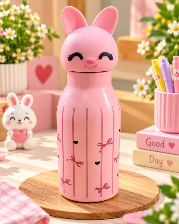 Cute_Pink_Bunny_Kids_Water_Bottle_480_Ml
