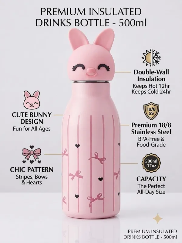 Cute_Pink_Bunny_Kids_Water_Bottle_480_Ml