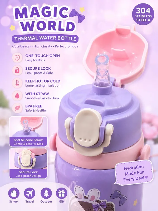 Purple_Pink_Cartoon_Flip-Top_Water_Bottle_for_Kids