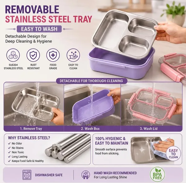Stainless_Steel_Pink_3_Compartment_Lunch_Box